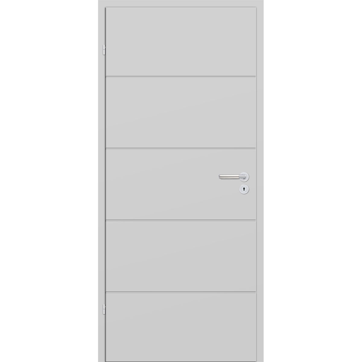 Zimmertür Sylt DIN R telegrau 61 x 198,5 cm | 114651