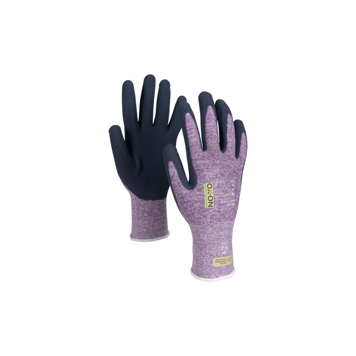 Arbeitshandschuh Recycle Basic 16002 lila | 8 | 114945