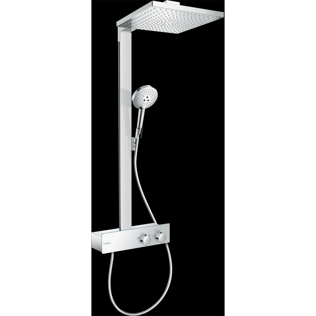 Hansgrohe  Duschsystem 300 Raindance E 1 Strahlart mit ShowerTablet 350 Chrom | 115055