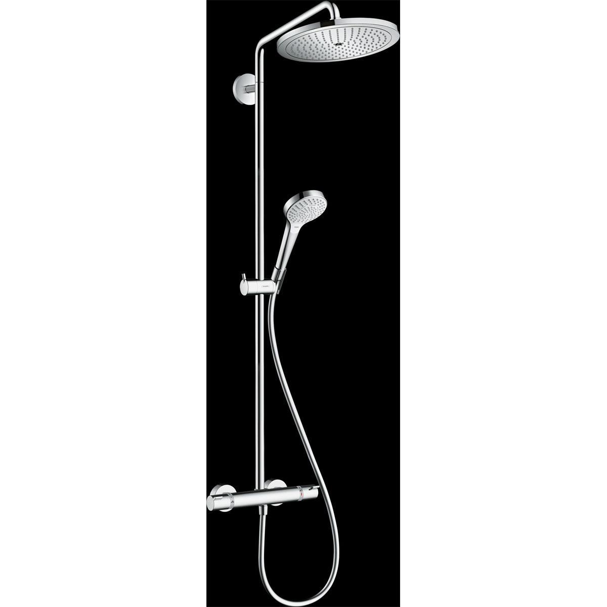 Hansgrohe  Duschsystem 280 Croma Select S 1 Strahlart mit Thermostat Chrom | 115178