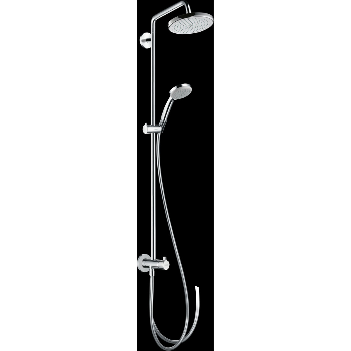 Hansgrohe  Duschsystem 220 Croma 1 Strahlart Reno Chrom | 115181