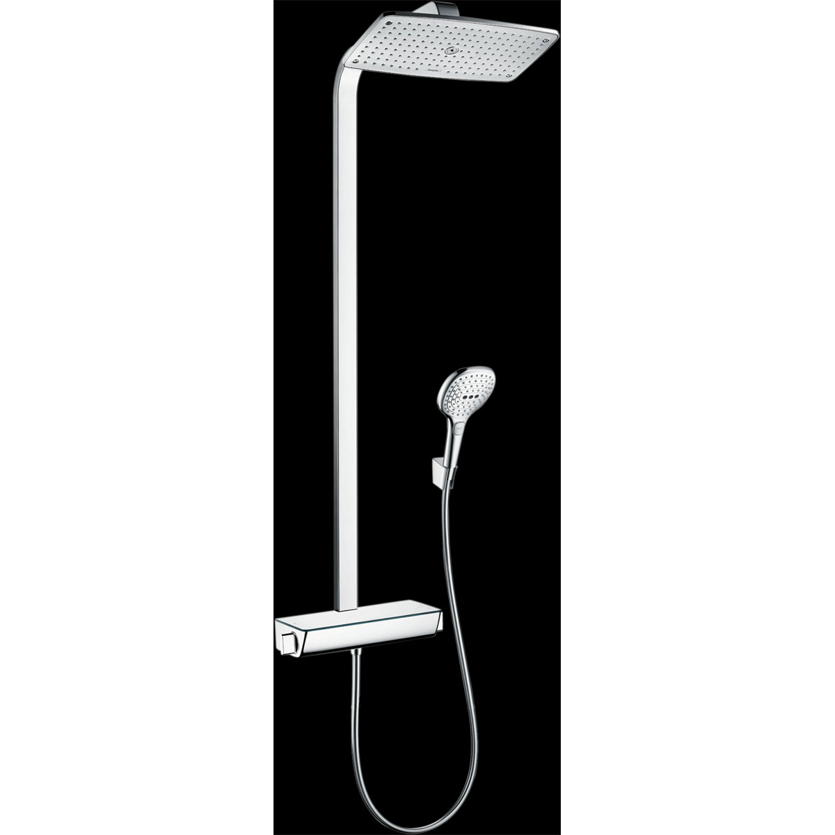 Hansgrohe  Duschsystem 360 Raindance E 1 Strahlart mit Thermostat Chrom | 115194