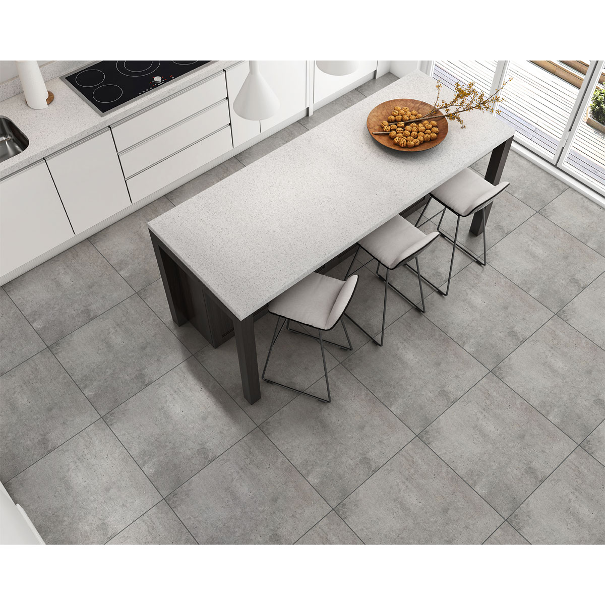 Feinsteinzeug You grey 59,8 x 59,8 cm | grey | 115787 – Bild 3