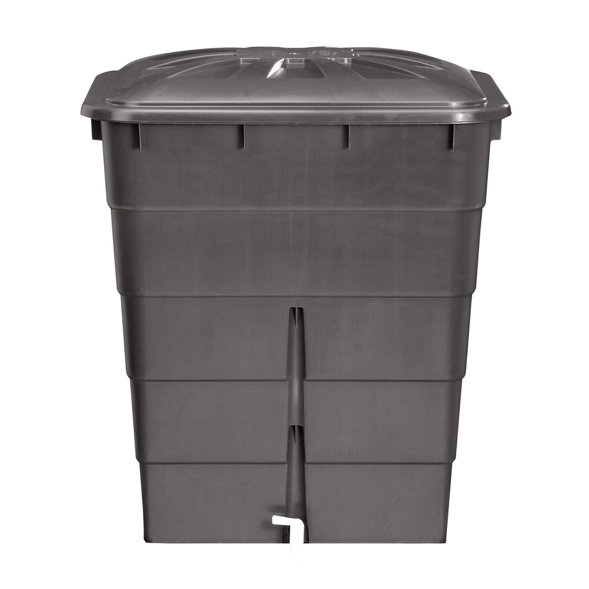 Garantia Regentonne eckig 300 L graphite grey inkl Deckel und Hahn | 116233