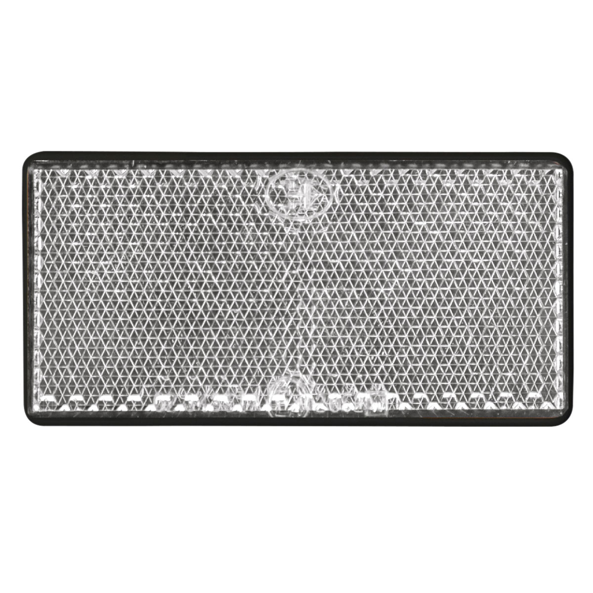 LAS 10207 Reflektor weiß viereckig 2 Stk. | 116657