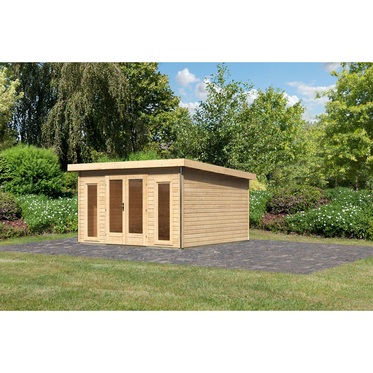 Karibu  Blockbohlenhaus Radeburg 3 naturbelassen | 118205