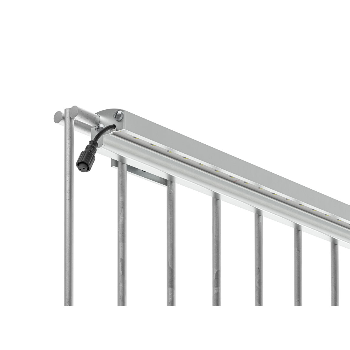 LyghtUp LED-Leuchtleiste für WPC- und Aluzäune 173,3 cm silber | silber | silber | 120429 – Bild 4