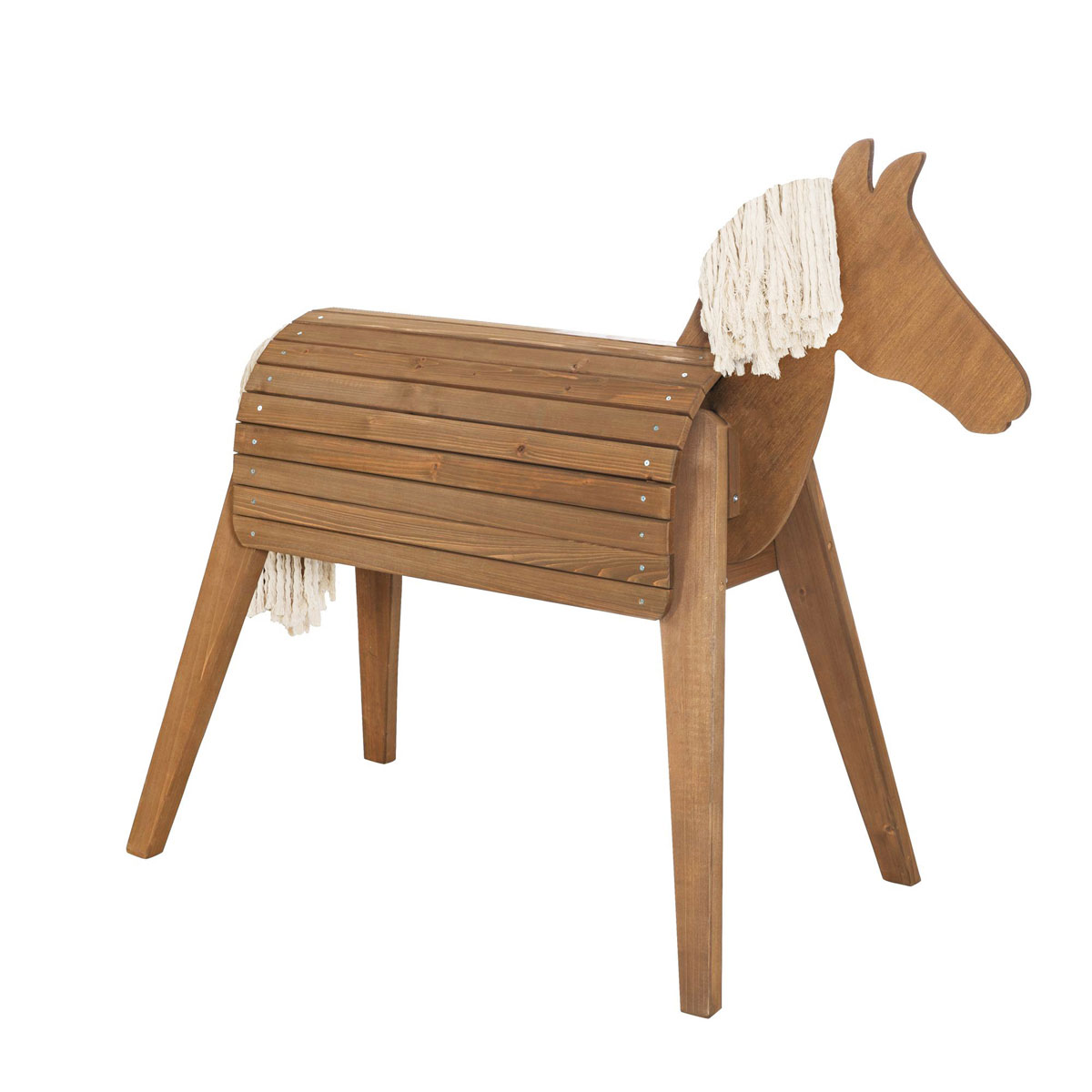 Spielpferd teak 64 x 123 x 151 cm | teak | 120521 – Bild 3