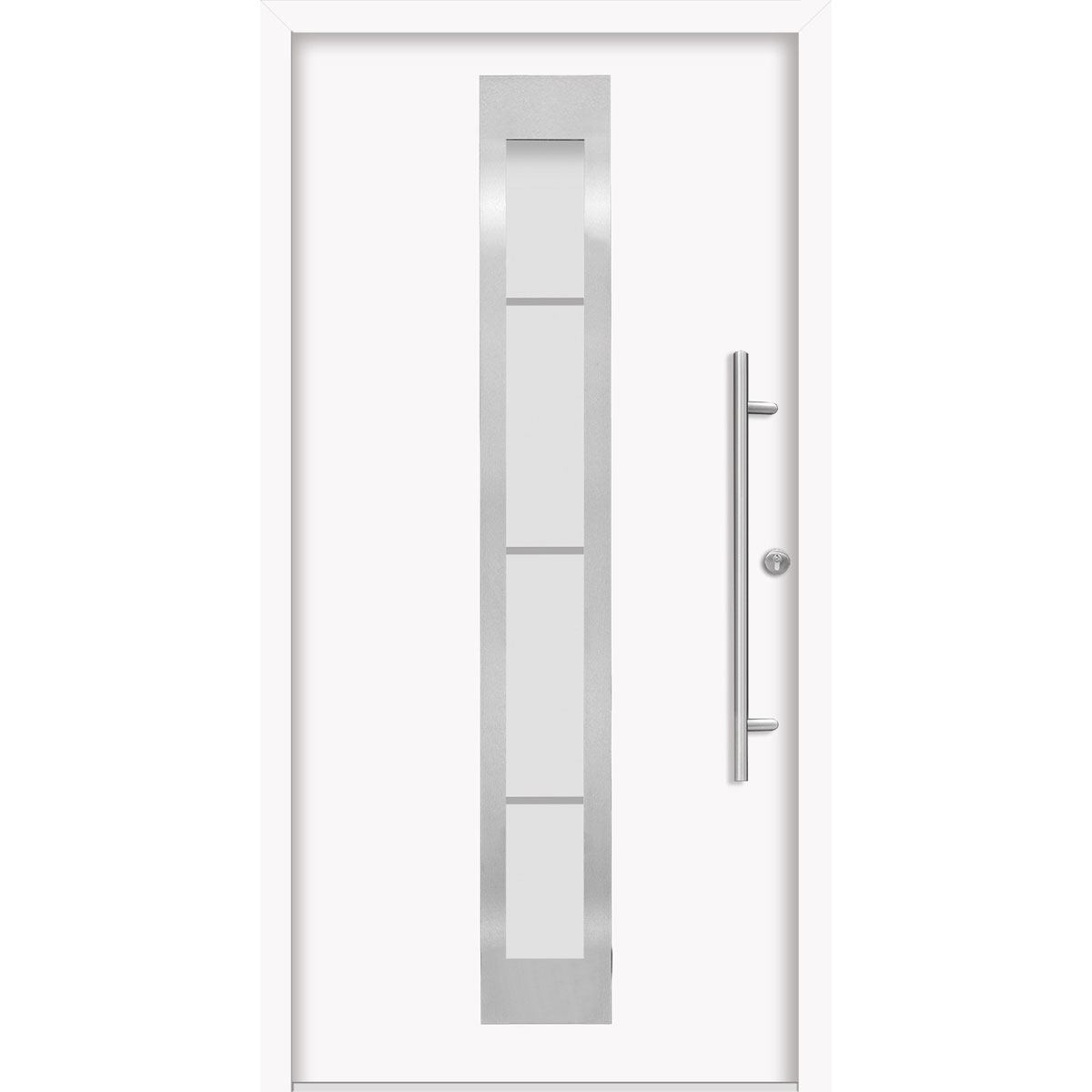 SplenDoor  Premium-Haustür Passivedoor Malmo energiesparend weiss 100 x 200 cm rechts | 127967