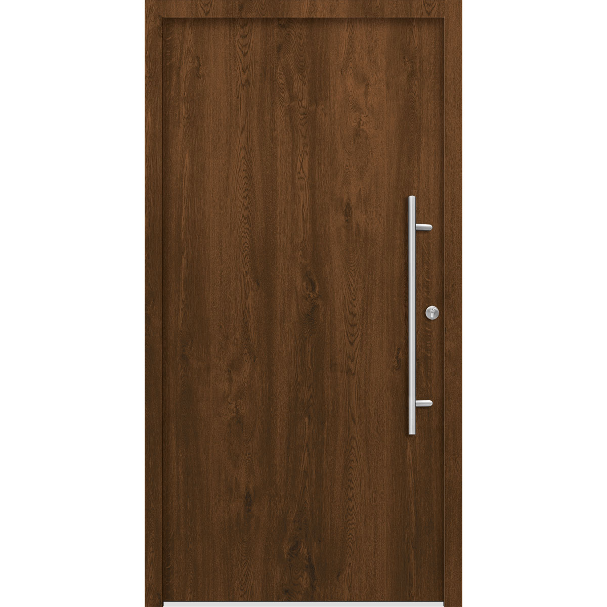 SplenDoor  Premium-Haustür Passivedoor Ribe energiesparend nussbaum 110 x 210 cm rechts | 127982