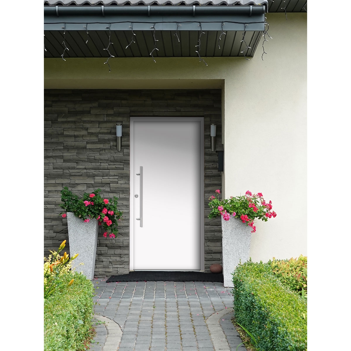 SplenDoor  Premium-Haustür Passivedoor Ribe energiesparend weiss 100 x 210 cm links | 127983 – Bild 3
