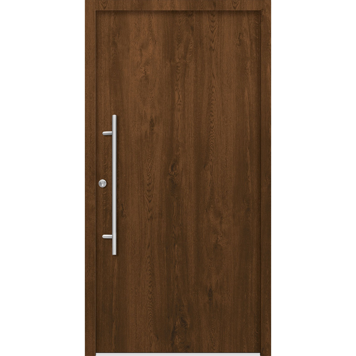 SplenDoor  Premium-Haustür Passivedoor Ribe energiesparend nussbaum 100 x 210 cm links | 127990