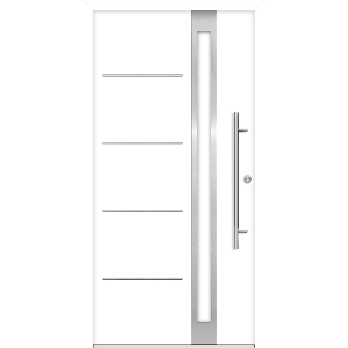 SplenDoor  Premium-Haustür Passivedoor Umea energiesparendweiss 100 x 210 cm rechts | 128059
