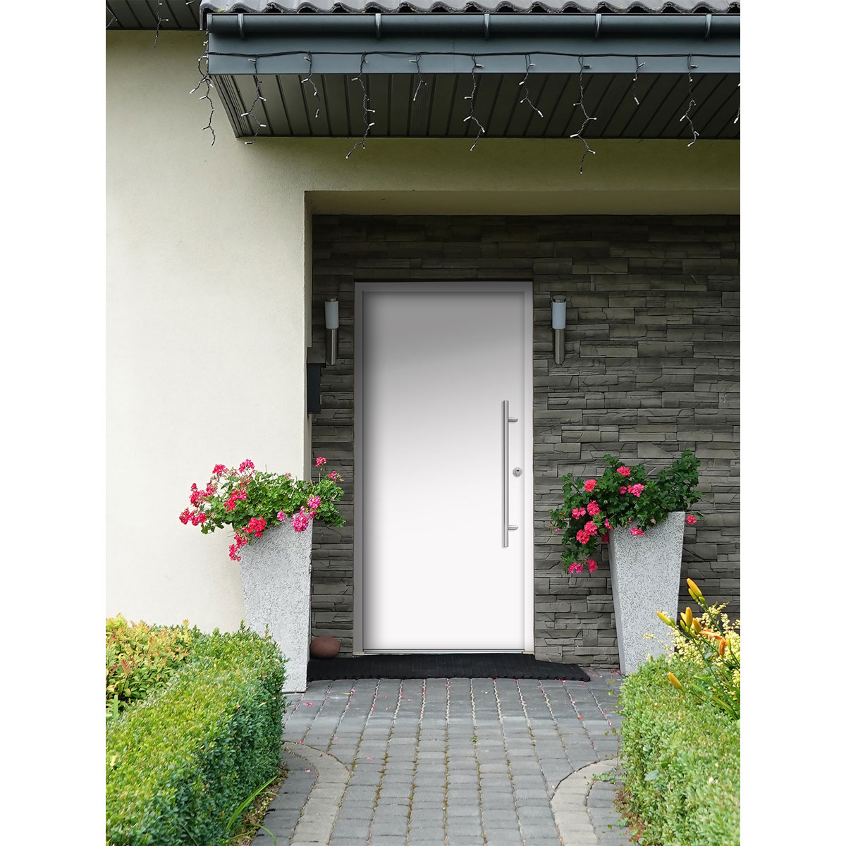 SplenDoor  Premium-Haustür Passivedoor Ribe RC2 energiesparend einbruchsicher weiss 100 x 200 cm rechts | 128311 – Bild 3