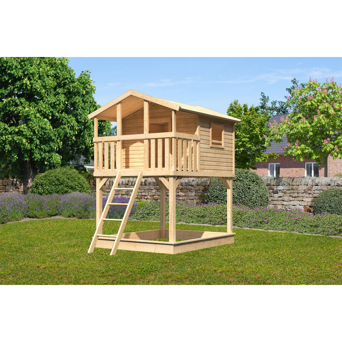 Karibu  Stelzenhaus Benjamin naturbelassen | 230483