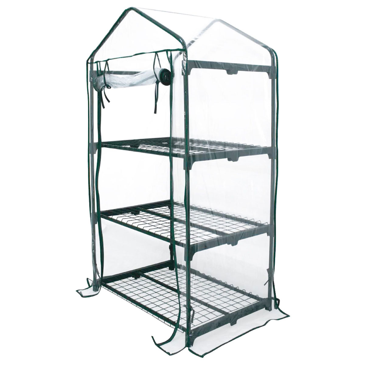 Wingart Mini-Foliengewächshaus 3 Etagen 69 x 128 x 49 cm | 3 Etagen  | 243241