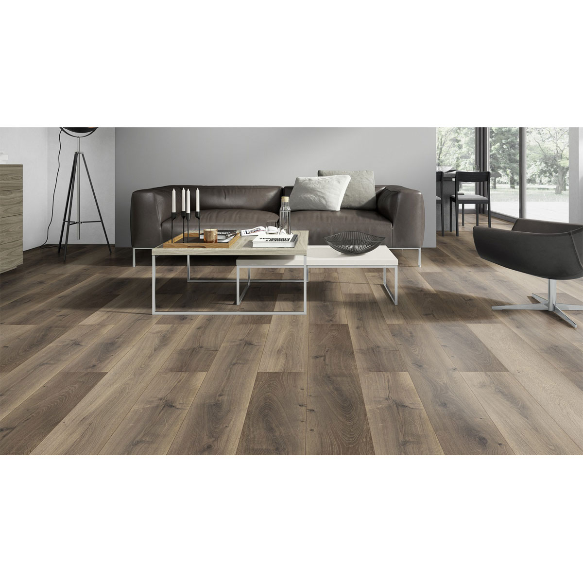 Laminat Classen WR 4V Oak brown mix 1285 x 192 x 8 mm | 247882 – Bild 4