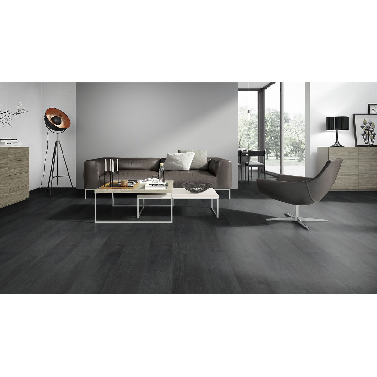 Laminat Classen WR 4V Oak black 1285 x 192 x 8 mm | 247884 – Bild 4