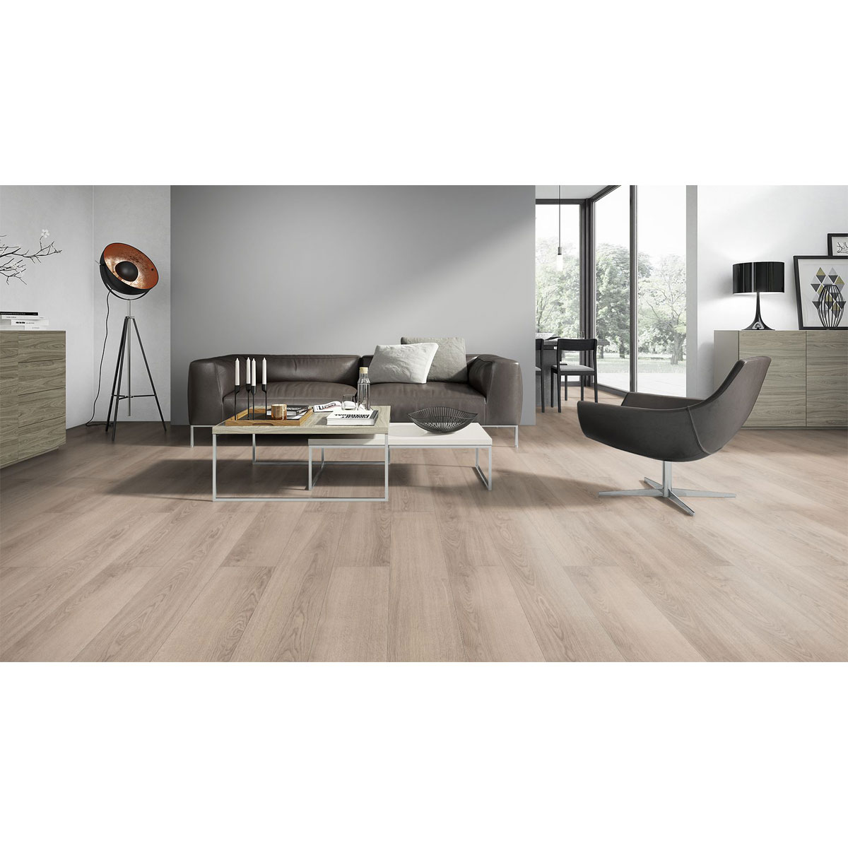Laminat Solido 4V 731-4 Eiche natur grau 1286 x 194 x 7 mm | 247887 – Bild 4