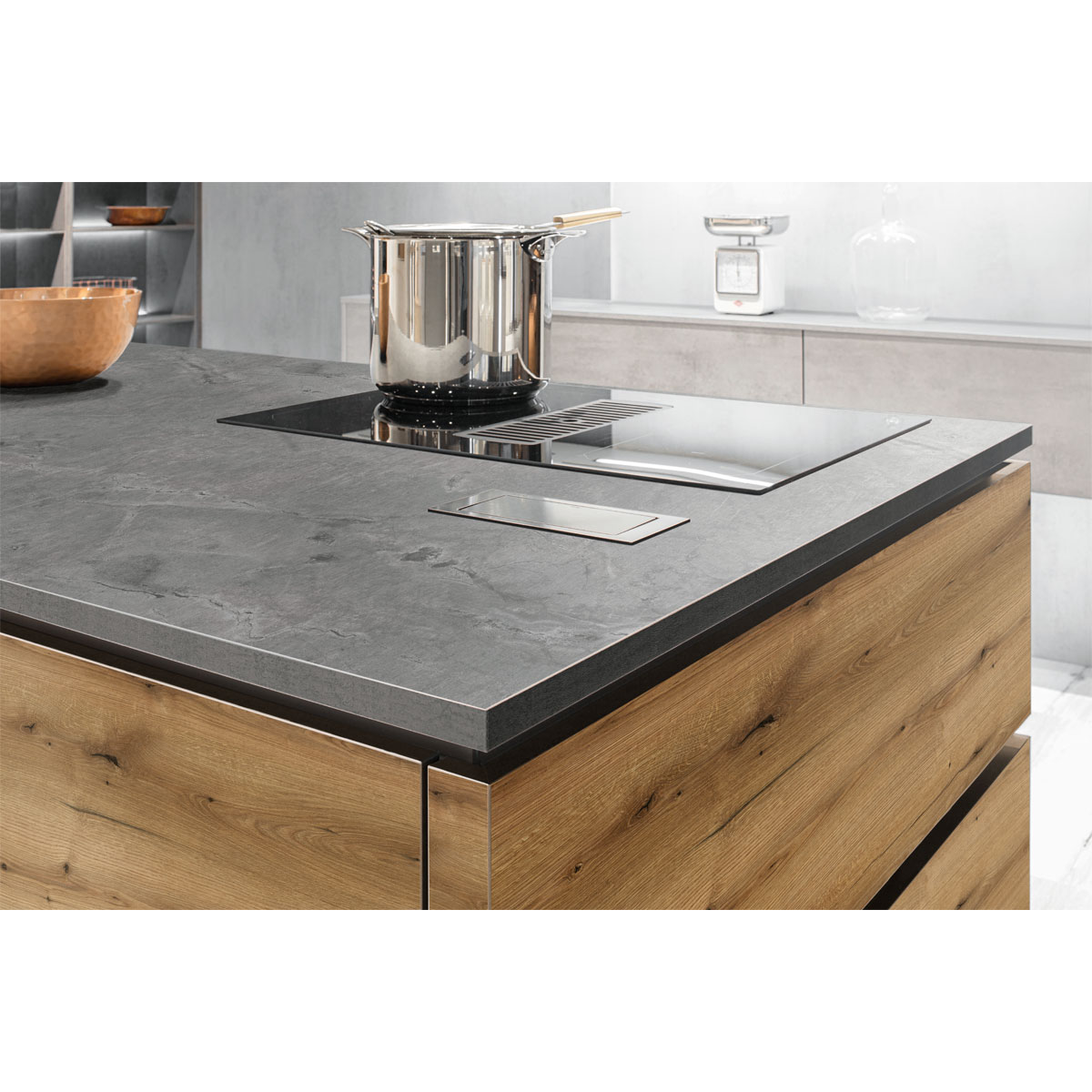 KAINDL  Arbeitsplatte 410 x 60 x 3,8 cm Atlantic Stone Graphit | 259166
