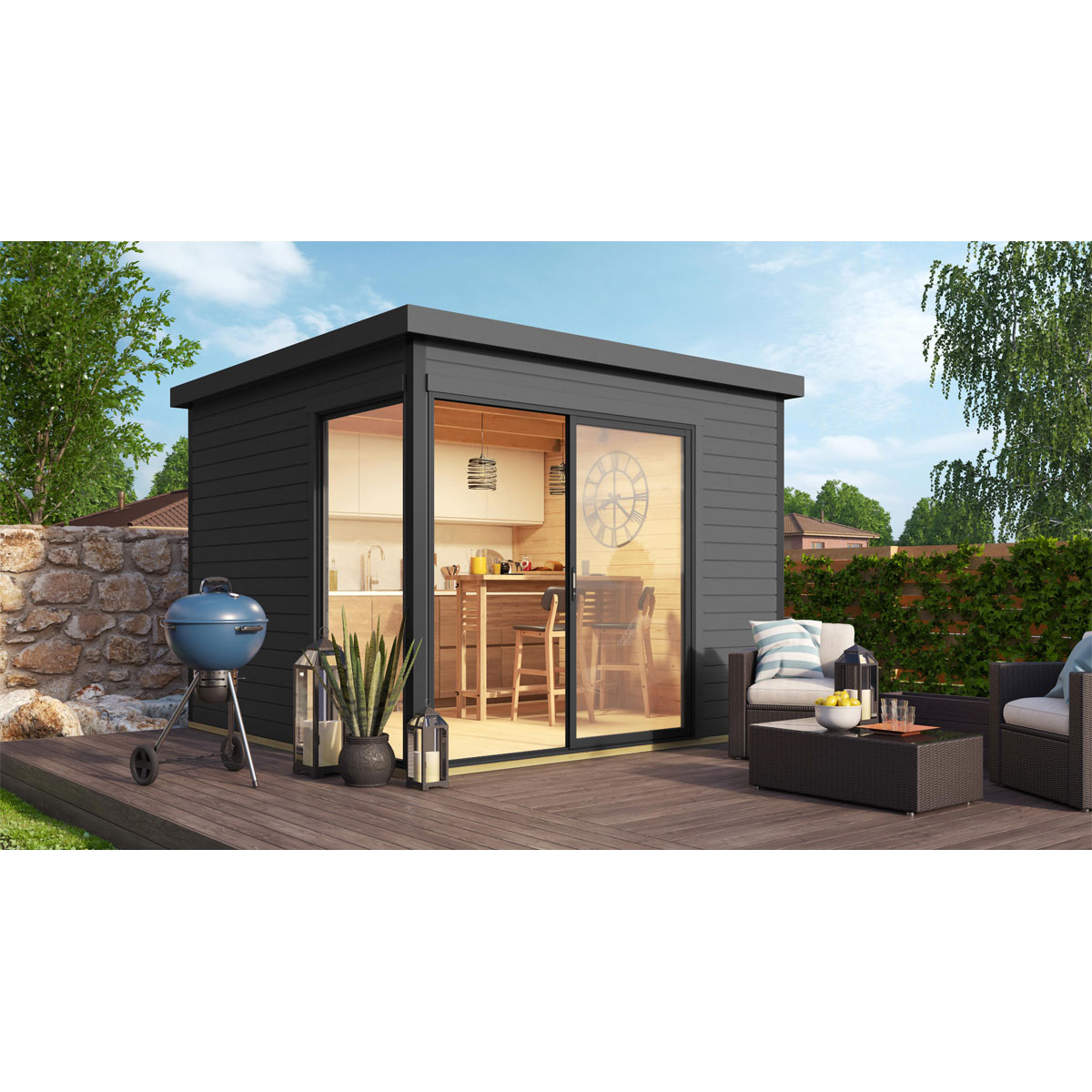 Designhaus 412 Größe 1 graphitgrau | 276367