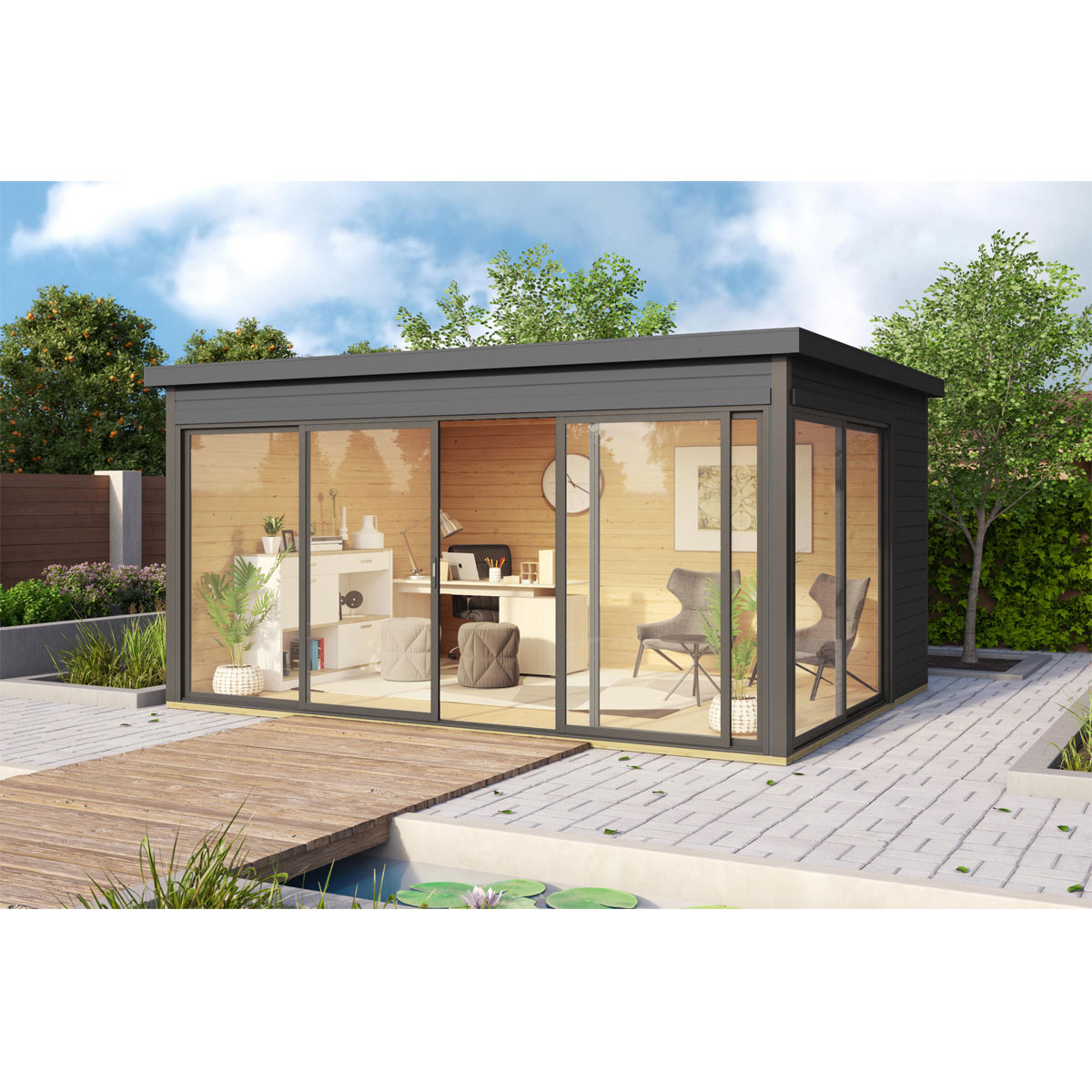 Designhaus 412 Größe 2 graphitgrau | 276370