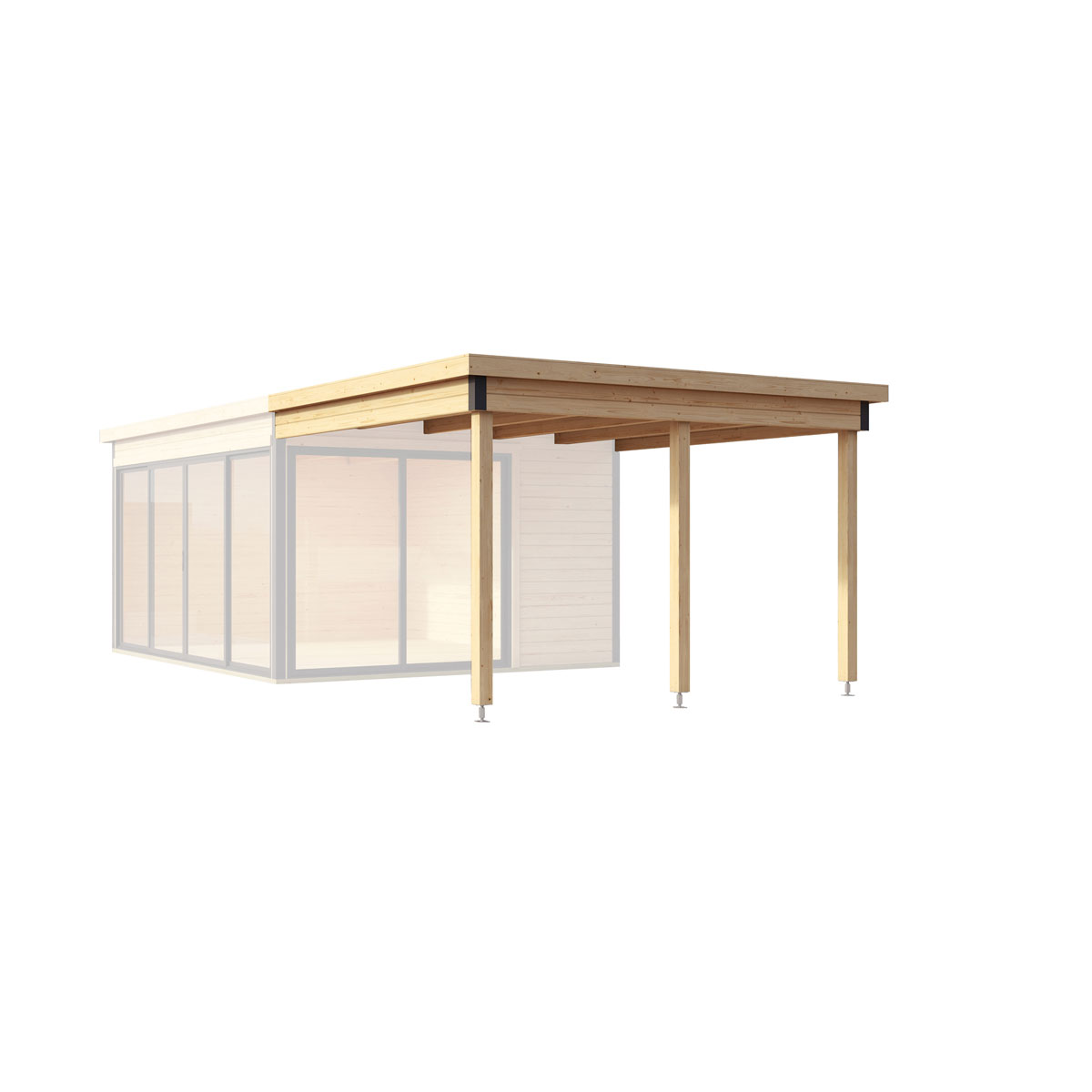 Anbau für Designhaus 412 Größe 2 natur | 276372