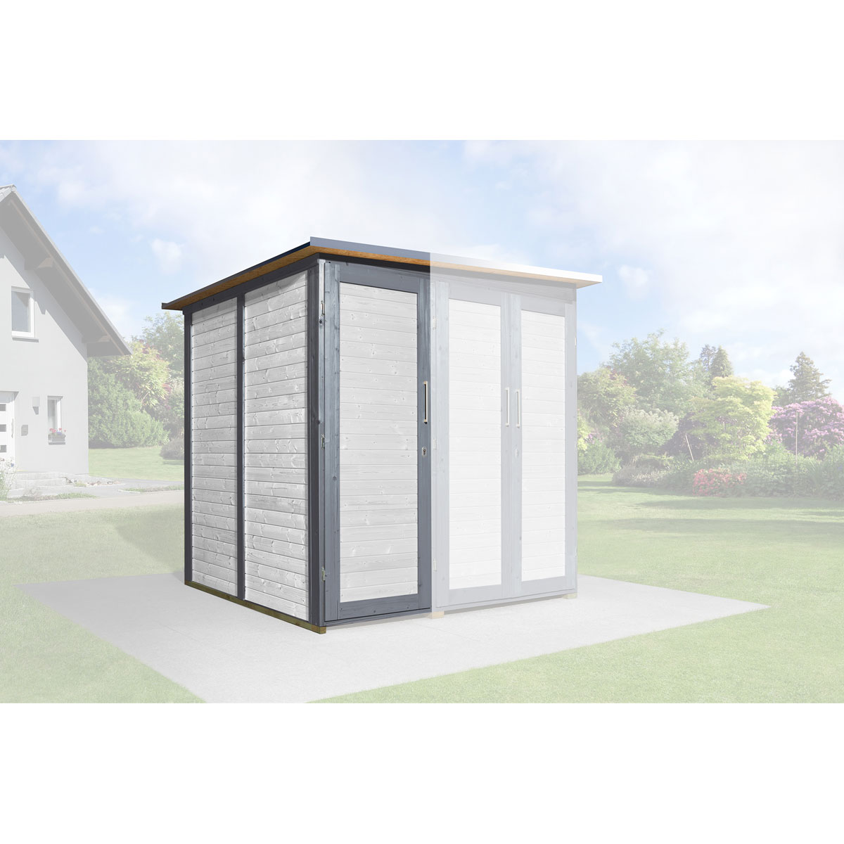 Garten [Q] Modul Save Bike grau/weiß | 276438
