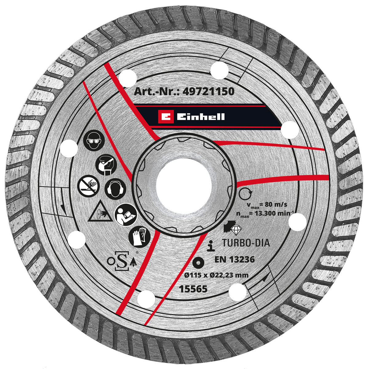 Einhell  DIA-Trennscheibe dünn 115 x 1,2 | 276663