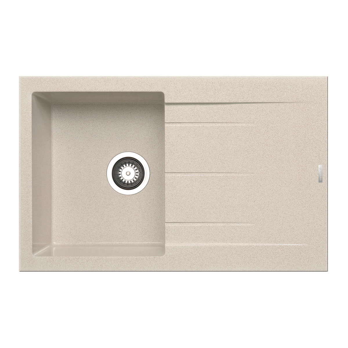 Pyramis  Einbauspuele ALAZIA 79 x 50 cm 1B 1D Granit Beige | Einbauspüle | Beige | 292121