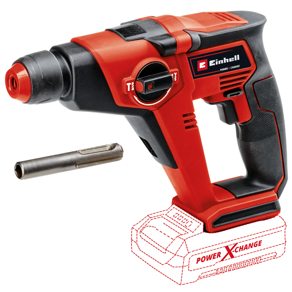 Einhell  Akku-Bohrhammer TE-HD 18/12 Li - Solo | 292974