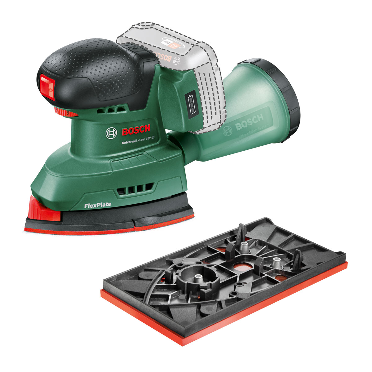 Bosch  Multischleifer UniversalSander 18V-10 | 293804