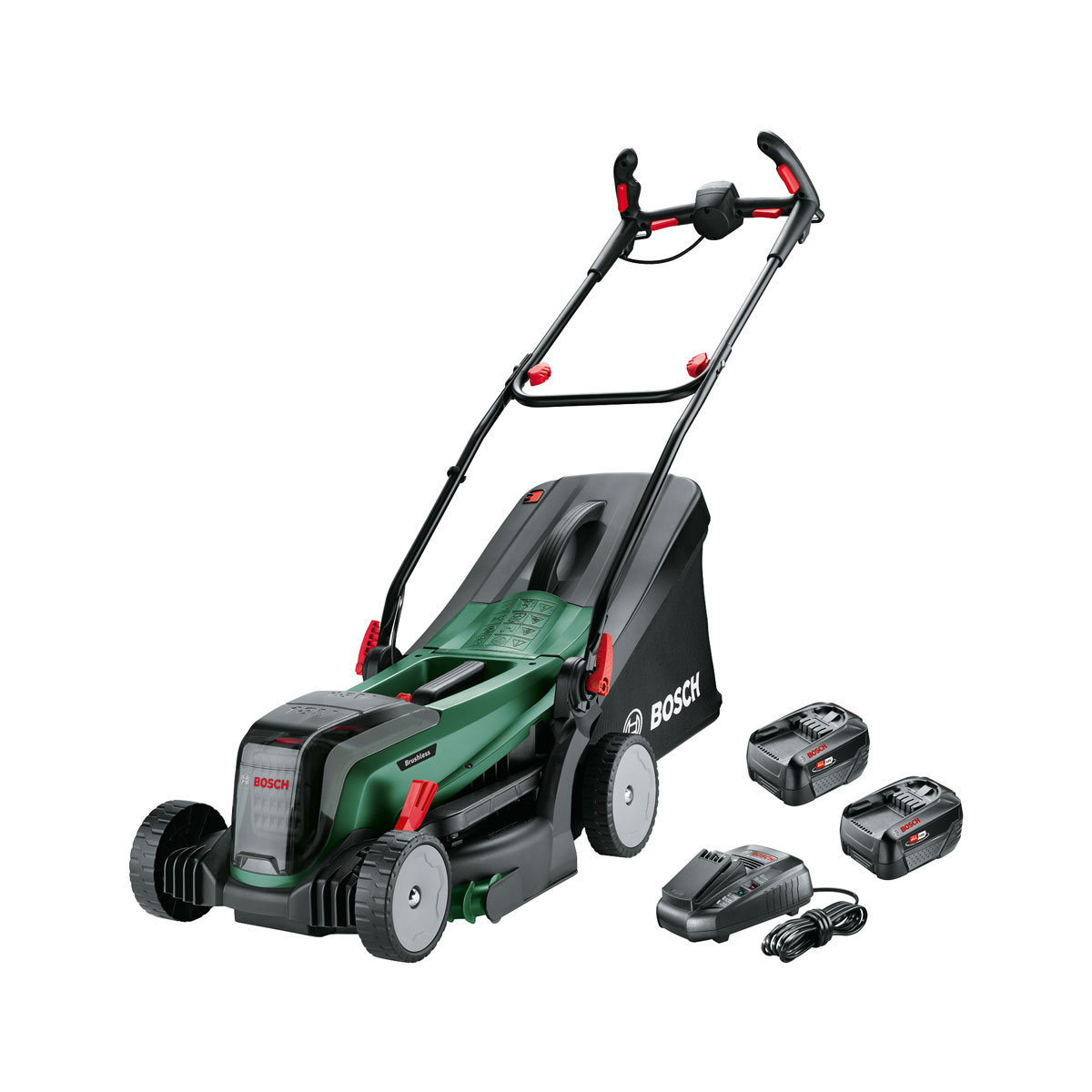 Bosch  Akku-Rasenmäher Universal Rotak 2 x 18V 37-550 | 293877