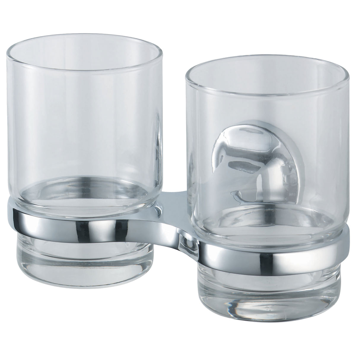 Haceka  Aspen Becherhalter doppelt Glas Chrom | 297089