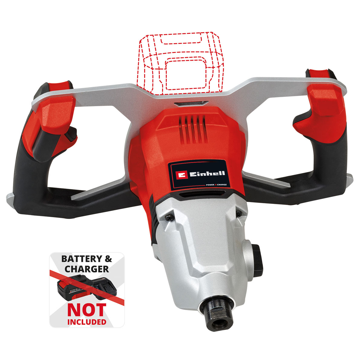 Einhell  Akku-Farb-/Mörtelrührer TP-MX 18-2 Li BL - Solo | 400832
