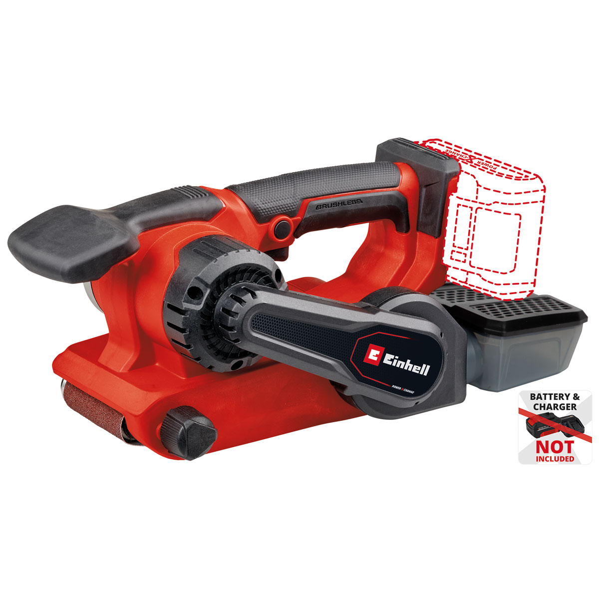 Einhell  Akku-Bandschleifer TP-BS 18/457 Li BL - Solo | 400833