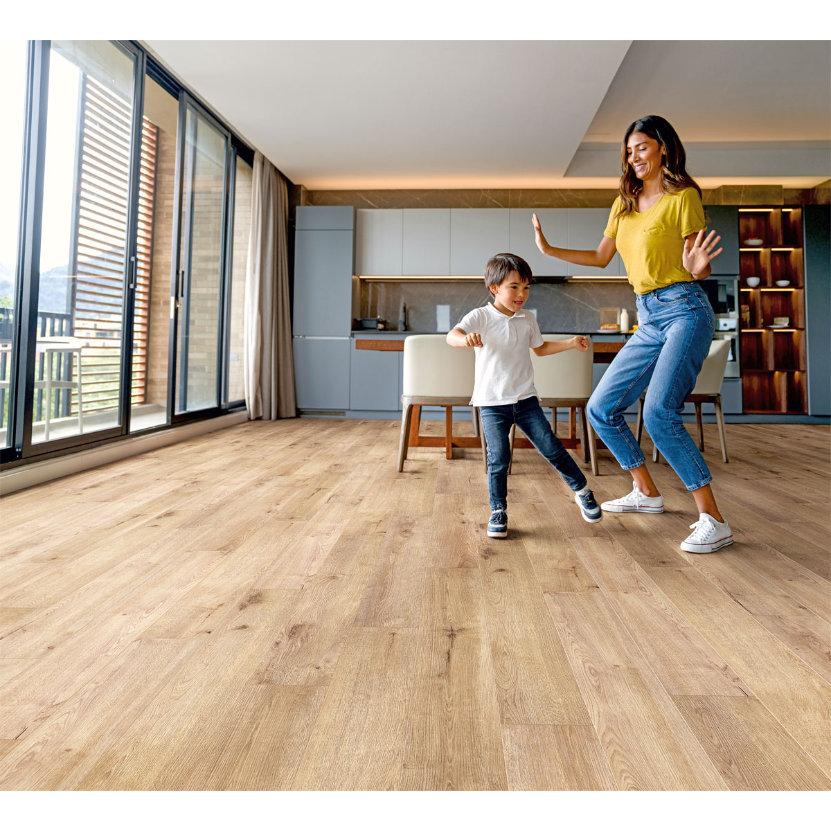 Designboden O.R.C.A Flex Sand River Oak 128,8 x 18,9 cm | 401108