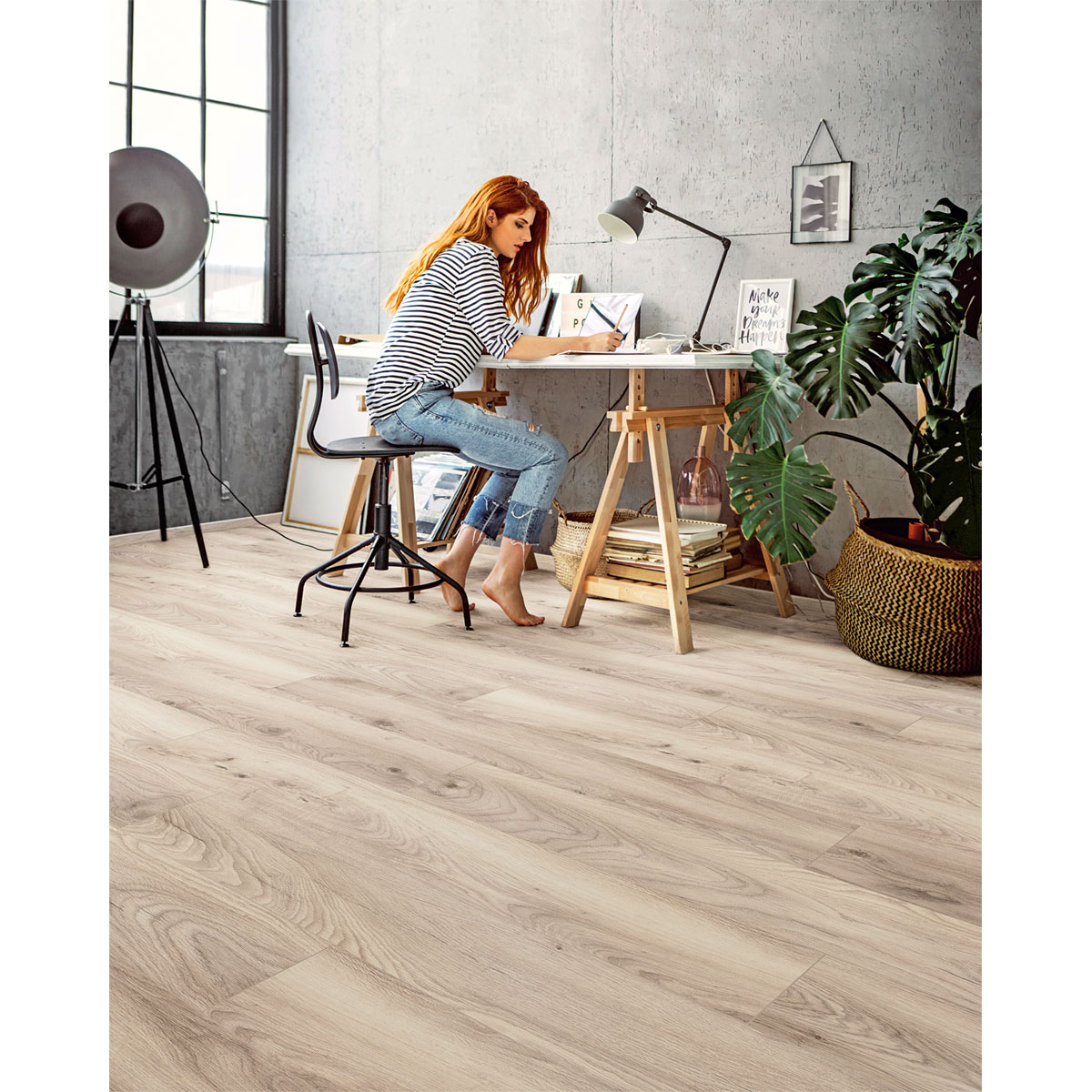 Designboden O.R.C.A Flex Pebble Manor Oak 128,8 x 18,9 cm | 401110
