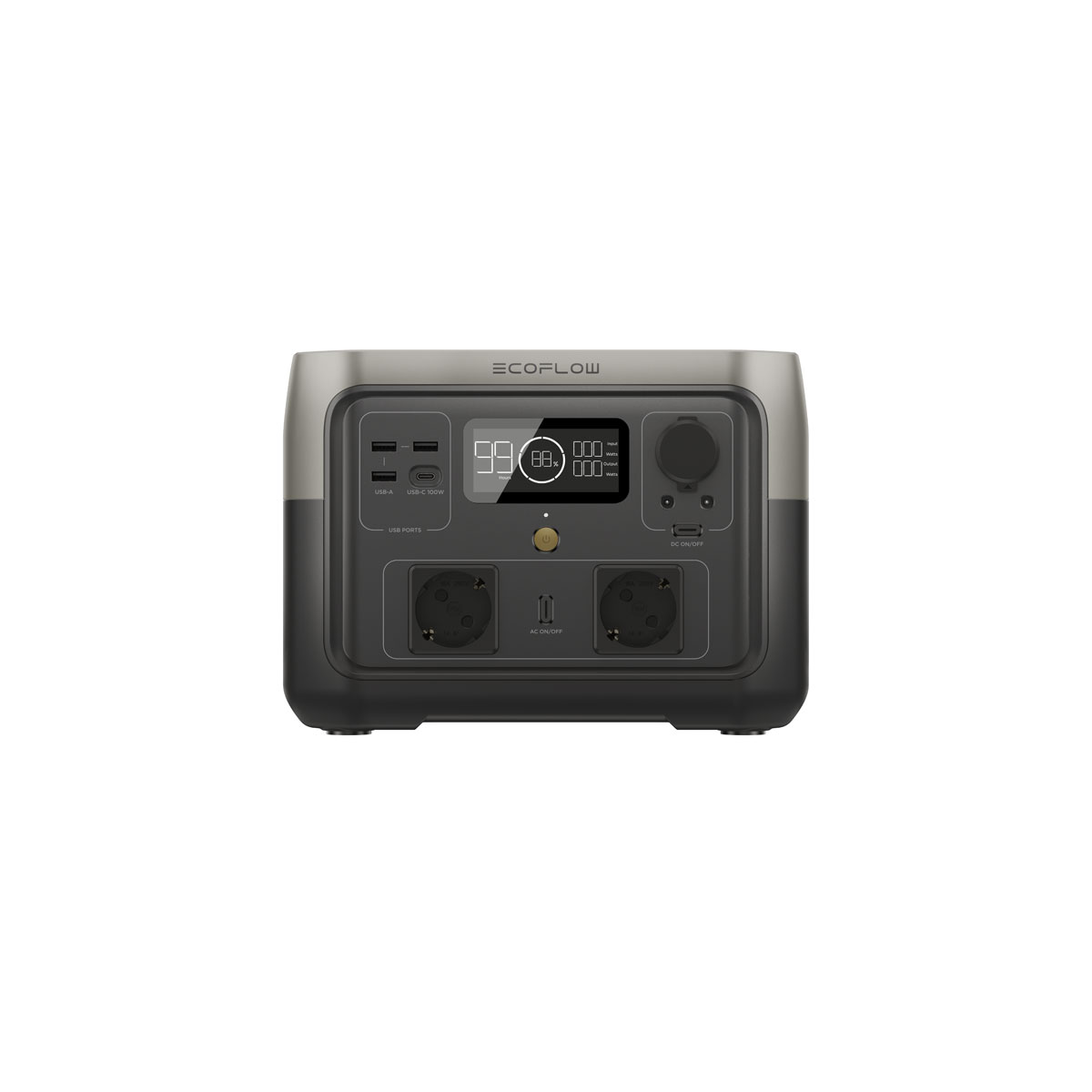 EcoFlow Powerstation River 2 Max inkl 512 Wh LFP-Akku | Voller Mehrwertsteuersatz (19%) | 407321