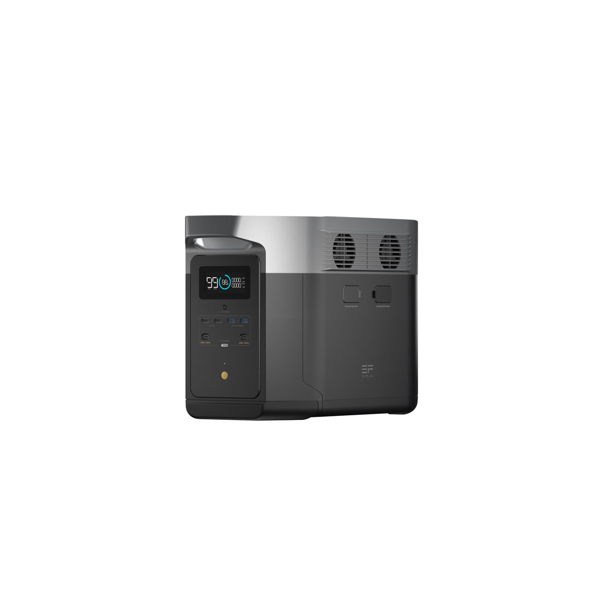EcoFlow Powerstation Delta Max inkl 2016 Wh Lithium-Ionen-Akku | Voller Mehrwertsteuersatz (19%) | 407325 – Bild 3
