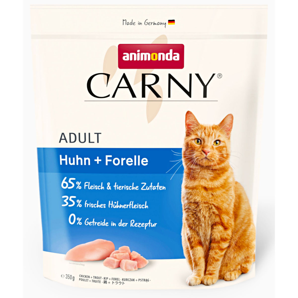 animonda Katzenfutter Carny Adult Huhn und Forelle 350 g | 407950