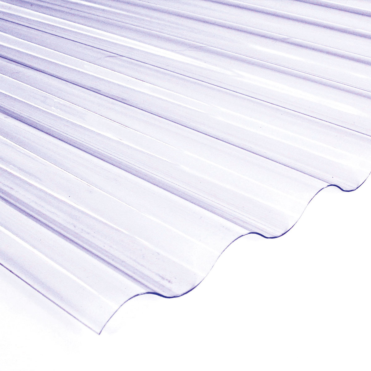 PVC-Wellpappe Sinus transparent 200 x 90 cm | 455664