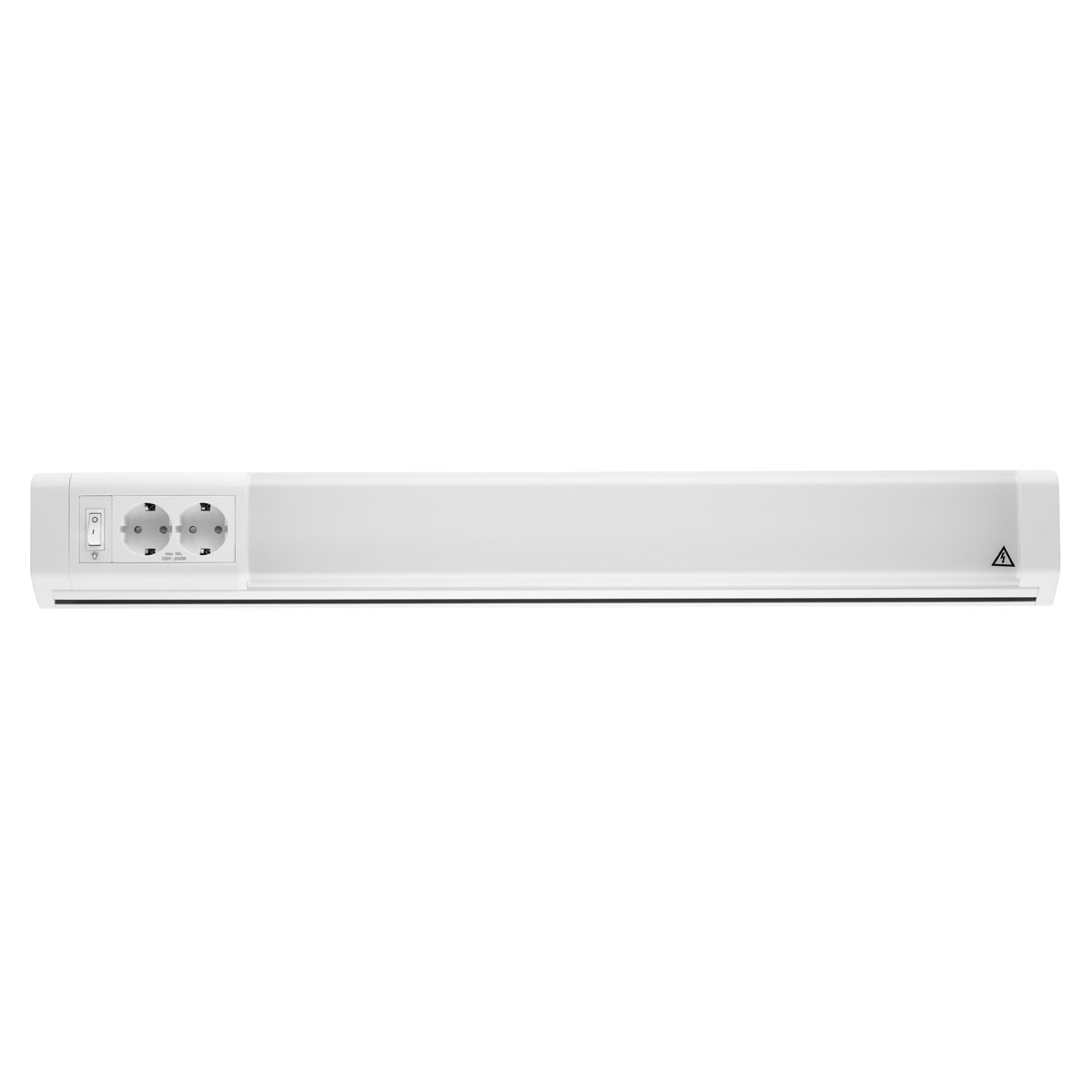 REV Ritter LED-Unterbauleuchte Penta 15W weiss inkl 2xSchuko | 502102