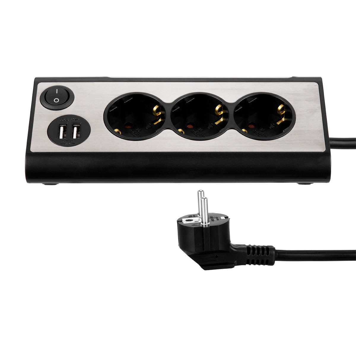 REV Ritter USB-Steckdosenleiste Lightsocket 3fach 2xUSB 0,5W | 502118