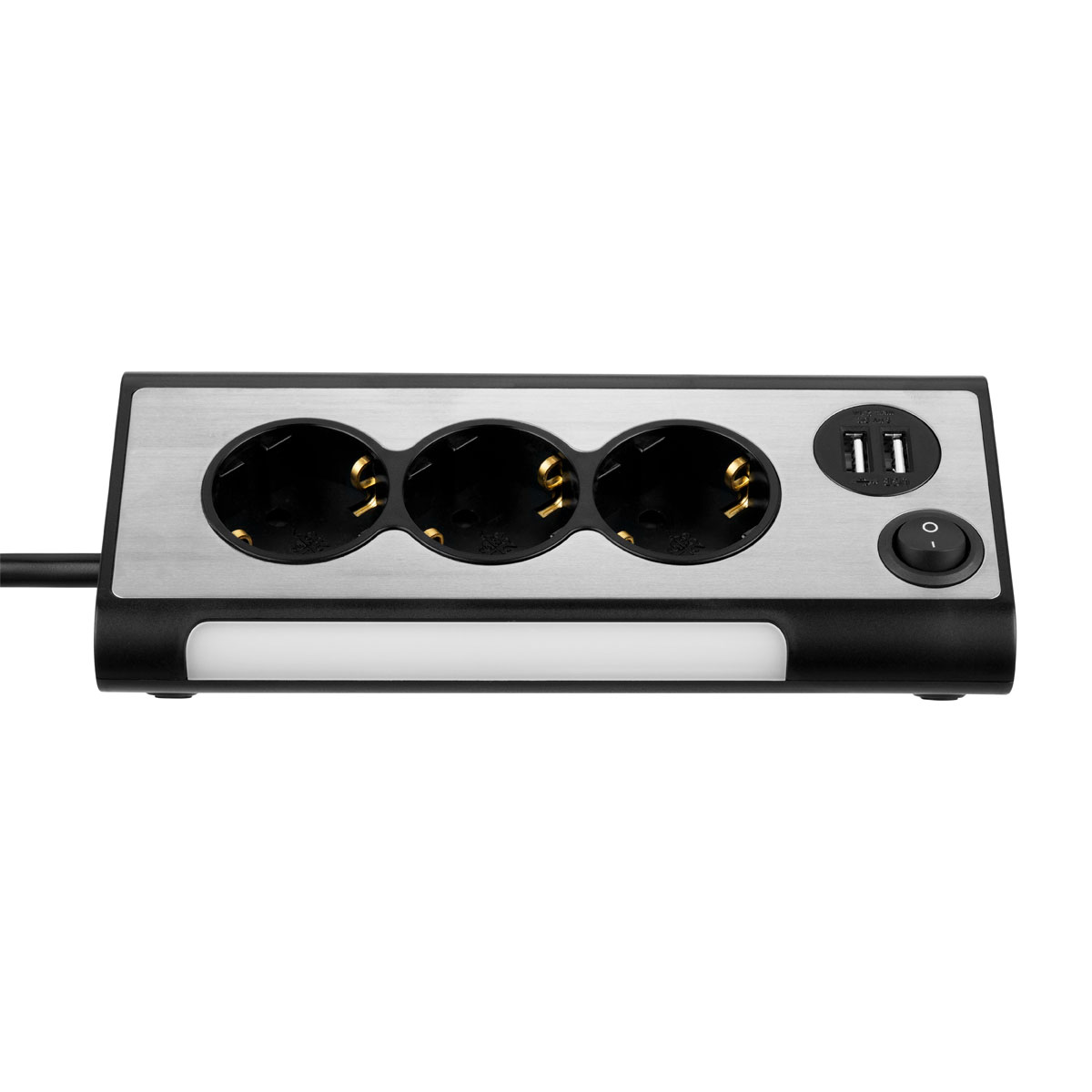 REV Ritter USB-Steckdosenleiste Lightsocket 3fach 2xUSB 0,5W | 502118 – Bild 4