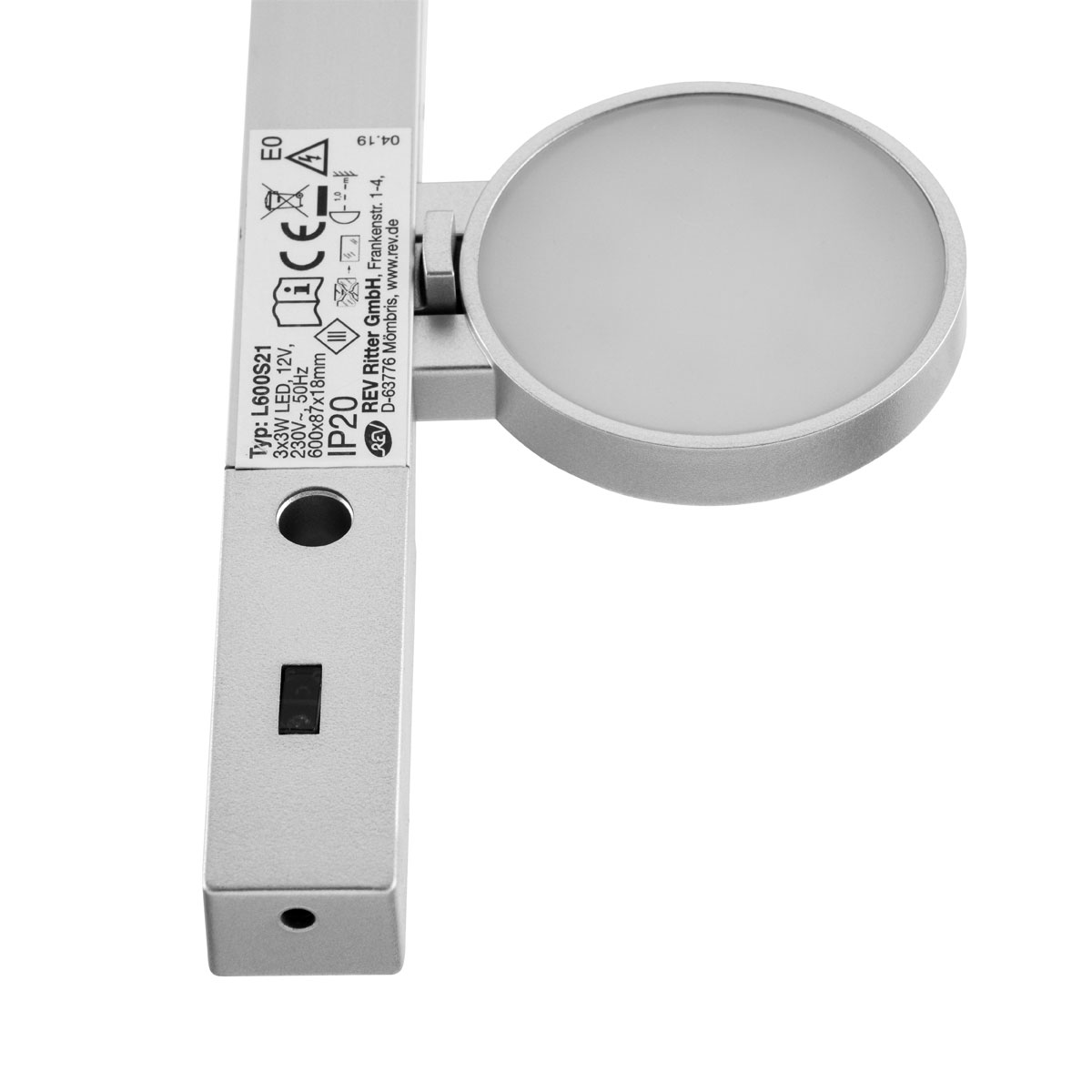 REV Ritter LED-Unterbauleuchte Lightracer 3 x 3W silber | 502133
