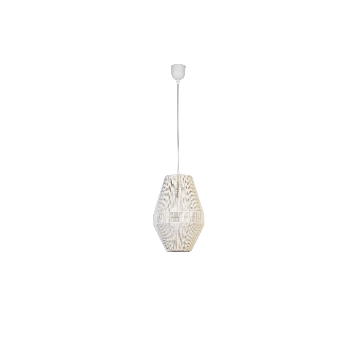 Flector Hängeleuchte Suri Papierseil weiss 40 W | 507923