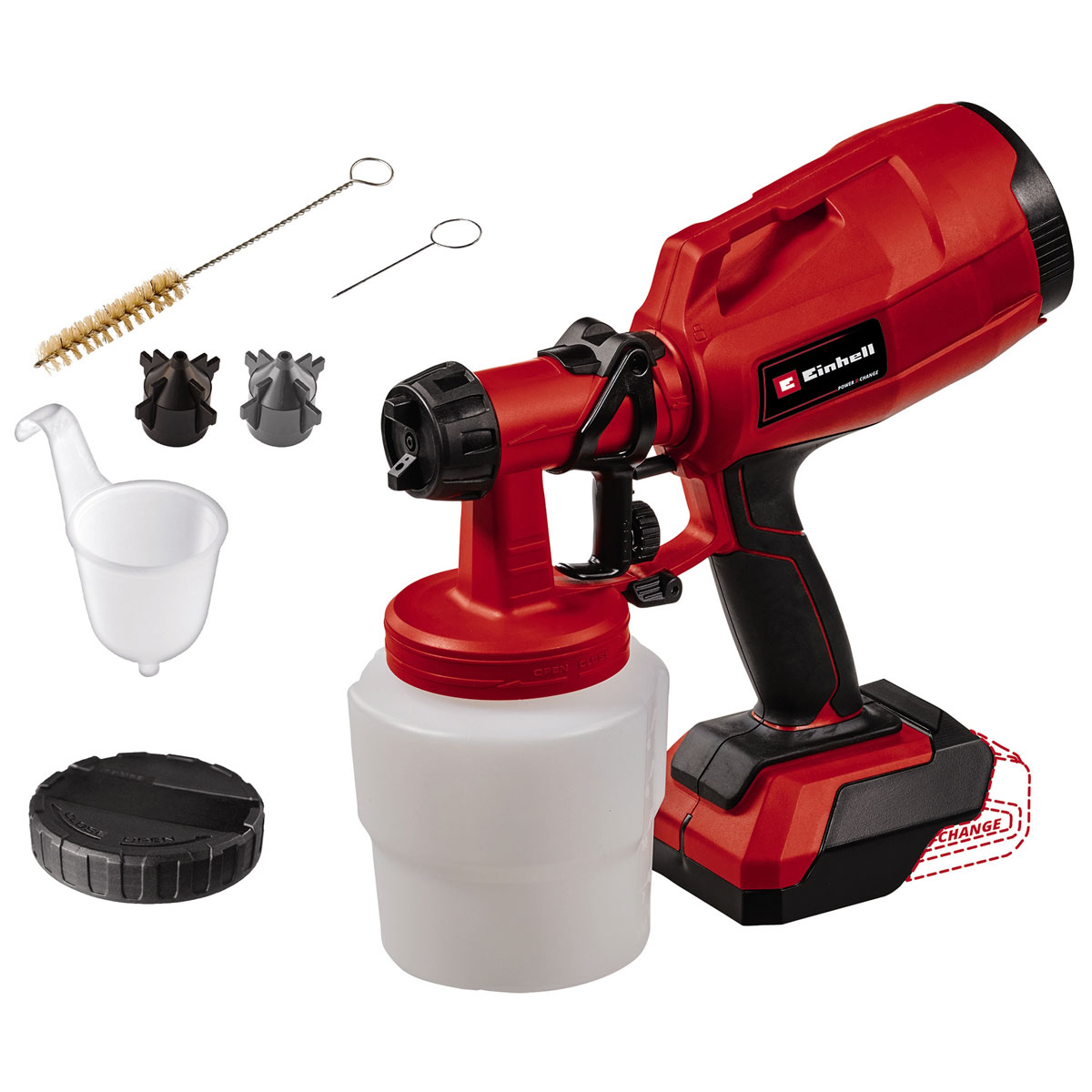 Einhell  Akku-Farbsprühsystem TC-SY 18/60 Li-Solo | 512937