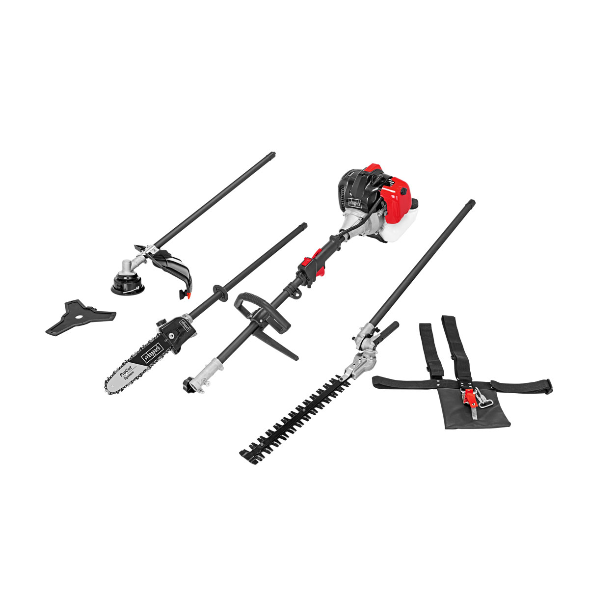 Scheppach 4 in 1 Multigartengerät MFH5200-4P | 513791