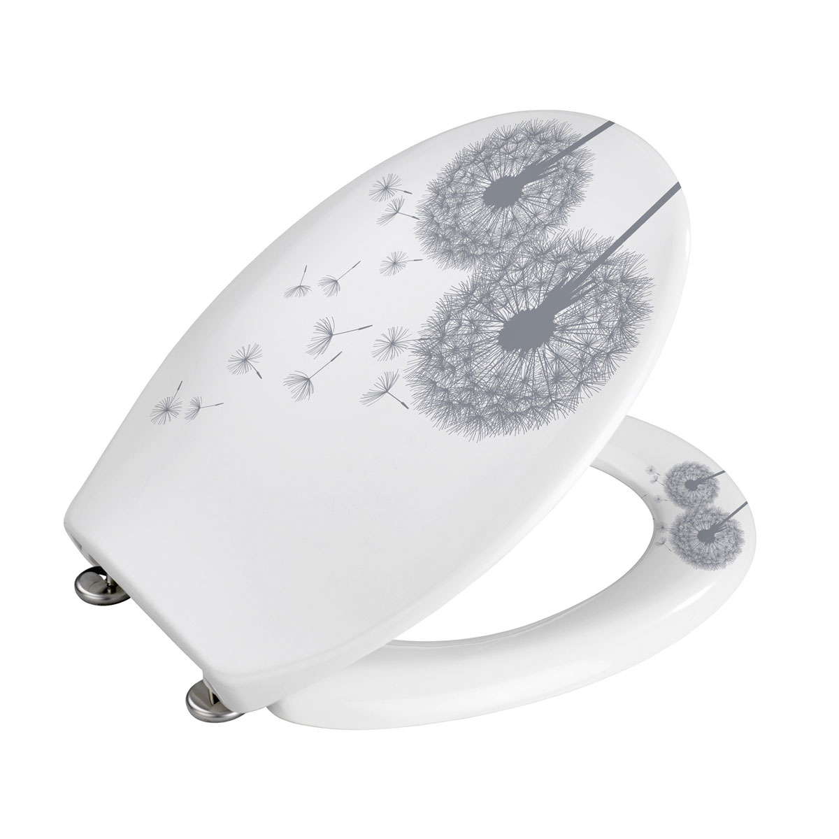Wenko  Premium WC-Sitz Astera aus antibakteriellem Duroplast mit Absenkautomatik | 514457